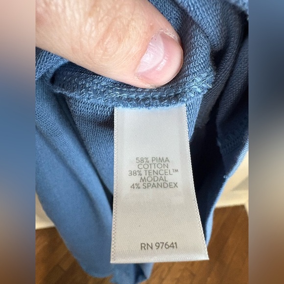 J Jill Pure Jill Affinity French Terry Dress – French Blue – Size Medium - Picture 6 of 7